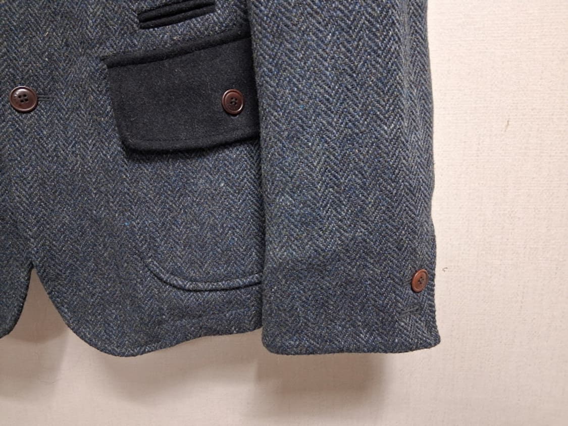 ANDEW  스탠칼라 헤링본모직쟈켓 두터운누빔안감 표기L 실 남성 95 상품이미지5