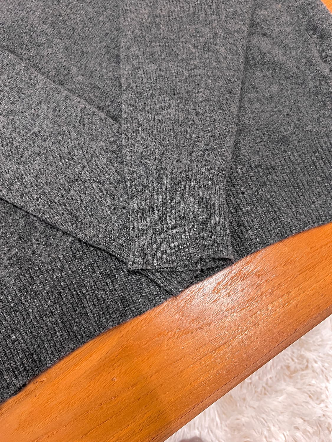 폴로 랄프로렌 크루넥 울 니트 스웨터(그레이) 상품이미지7