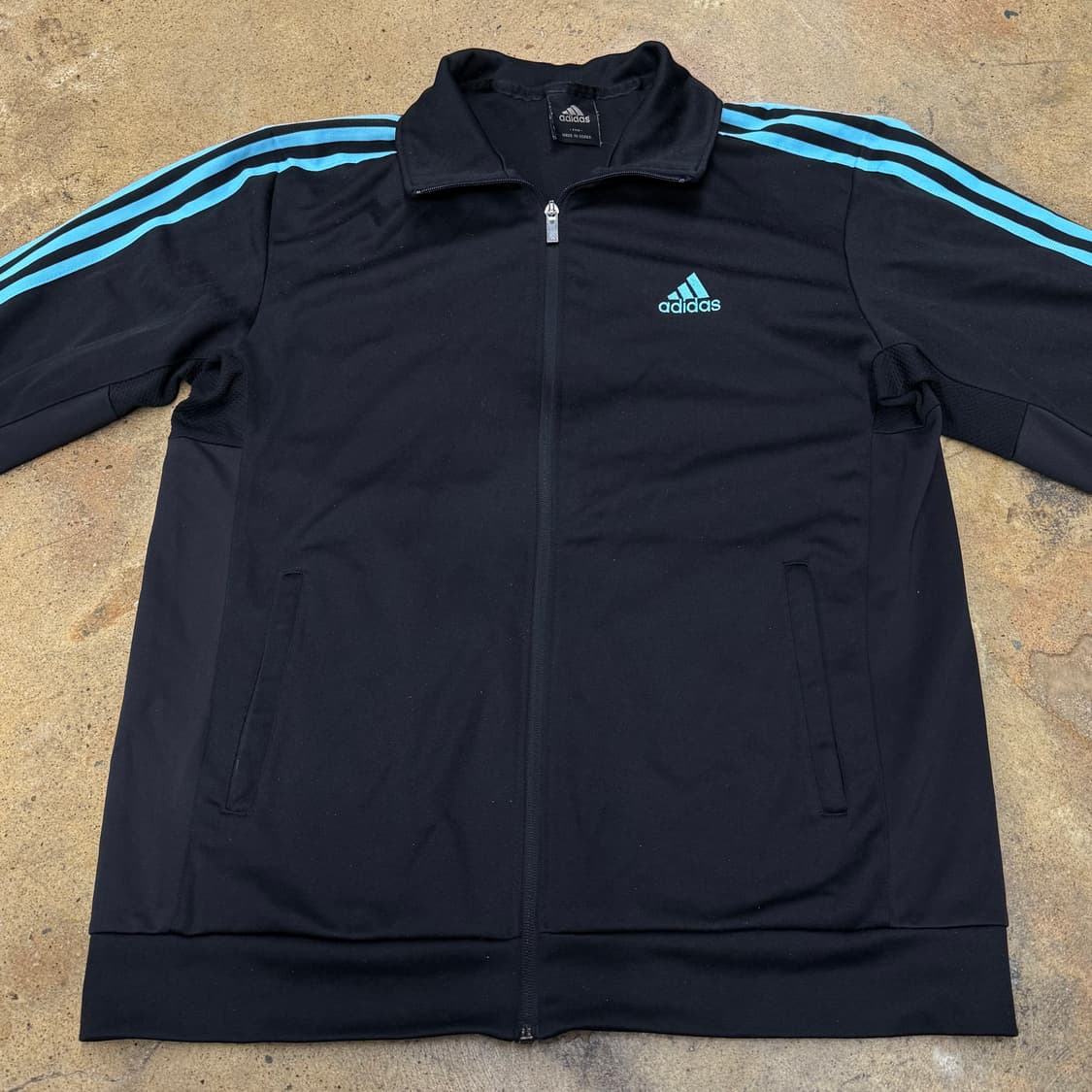 아디다스 검하 블랙 하늘 져지 트랙탑 110 상품이미지3