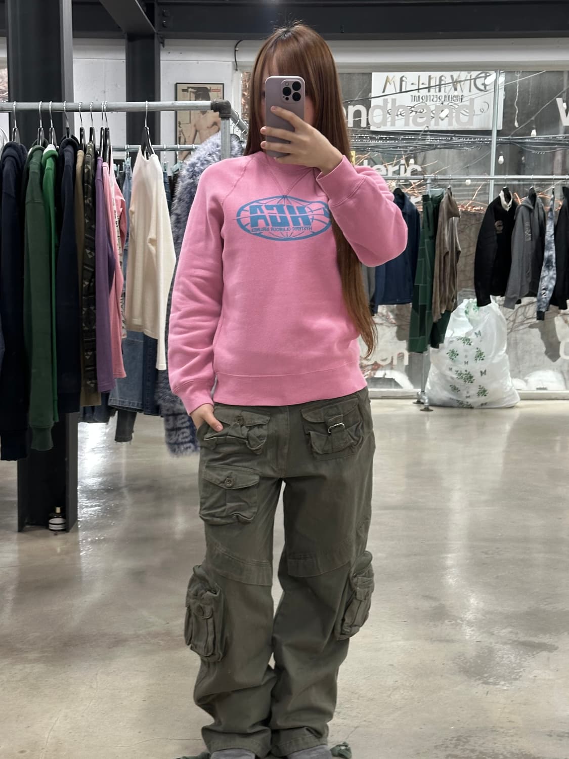 히스테릭글래머 90s 에어라인스 맨투맨  상품이미지3