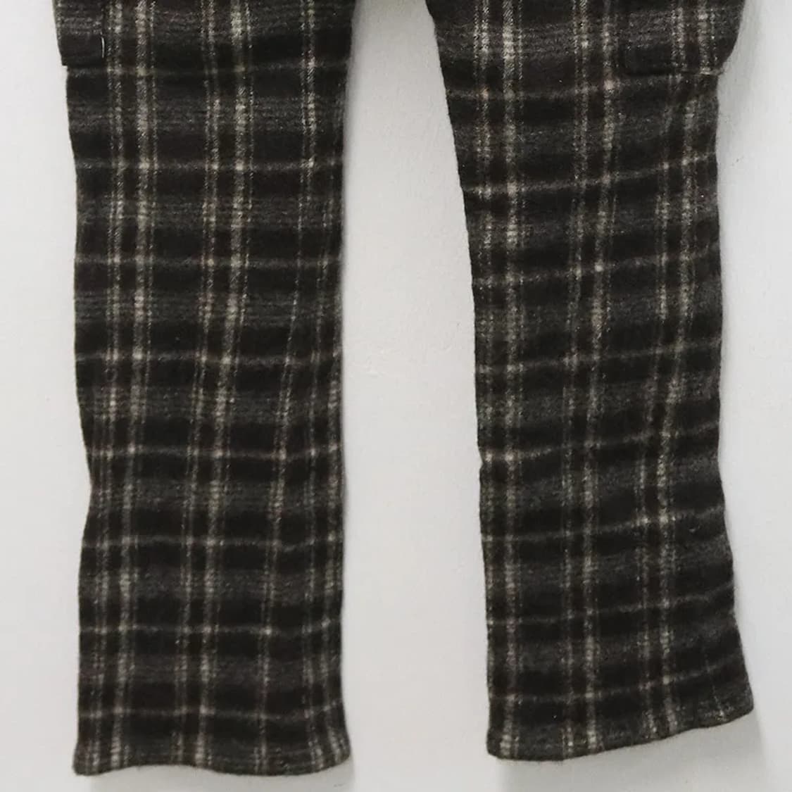 RICO 체크 울 카고 팬츠 62684 상품이미지6