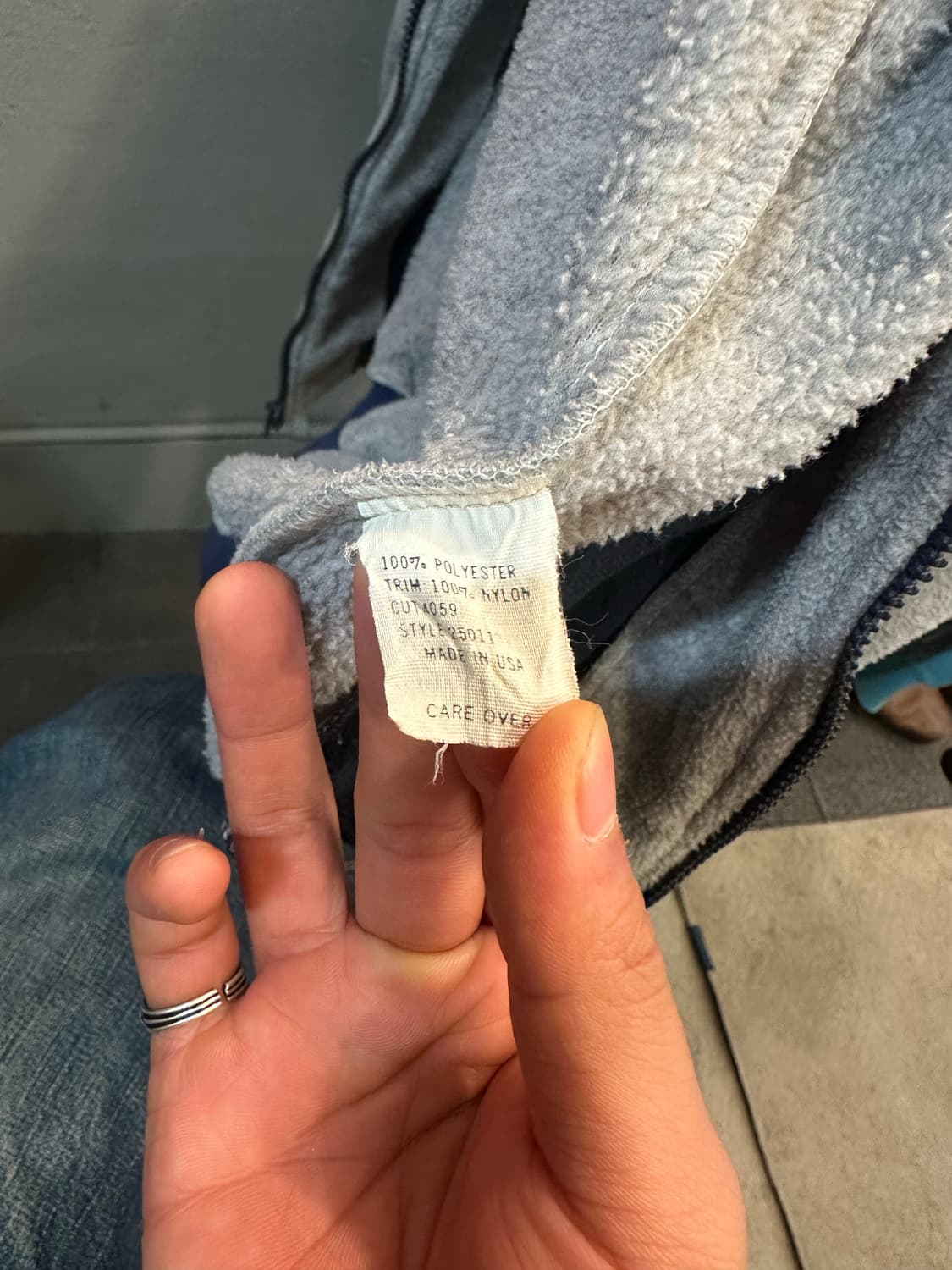 90‘s Patagonia grey pullover fleece  상품이미지10