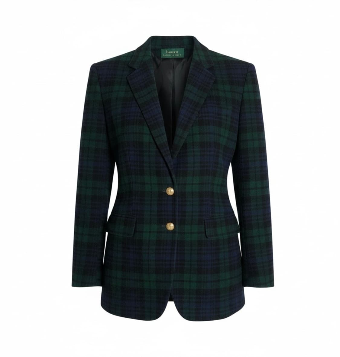 랄프로렌 타탄체크 울 캐시미어 블레이저 자켓 M 상품이미지1
