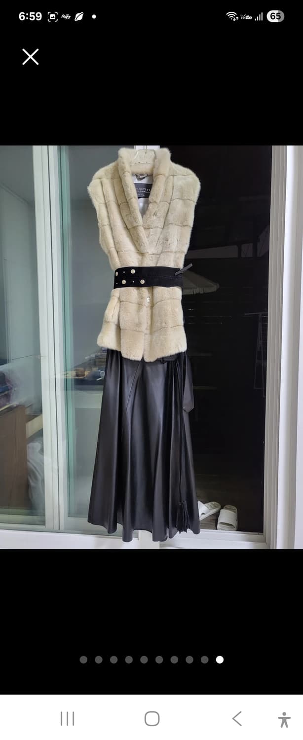 BASSETTI 이태리 명품브랜드 사가퍼 밍크 베스트 free 상품이미지10