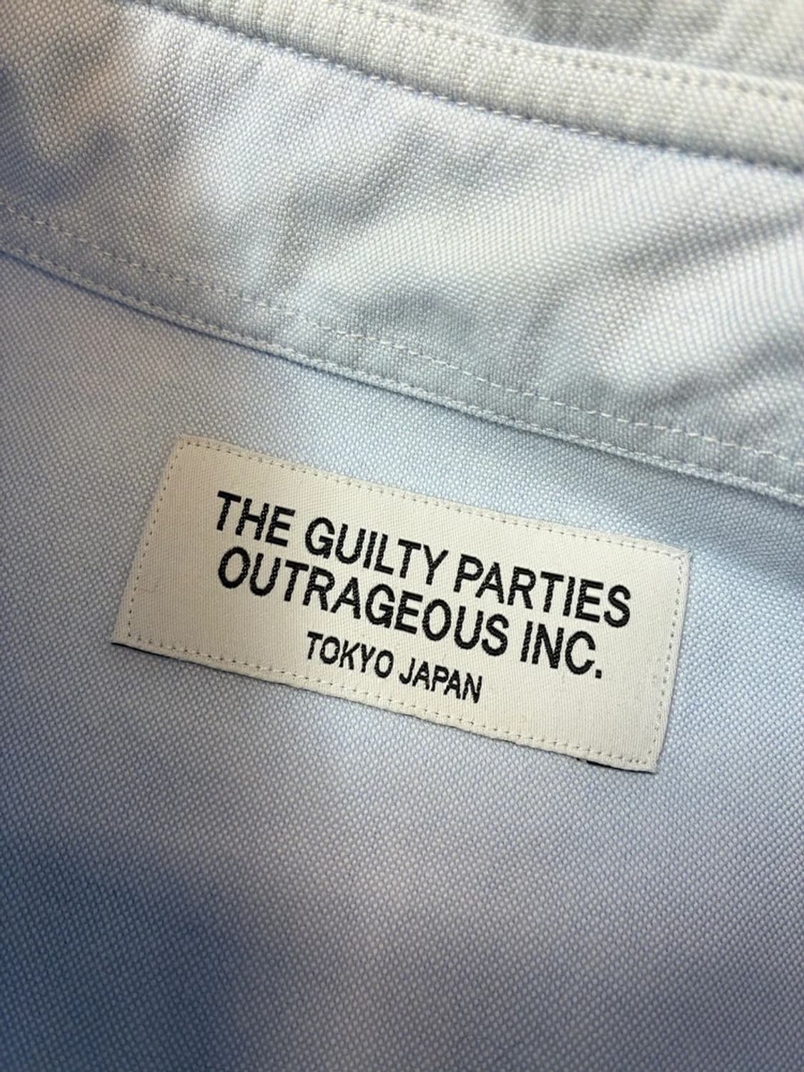 와코마리아 옥스포드 레터 셔츠 PN8365 상품이미지8