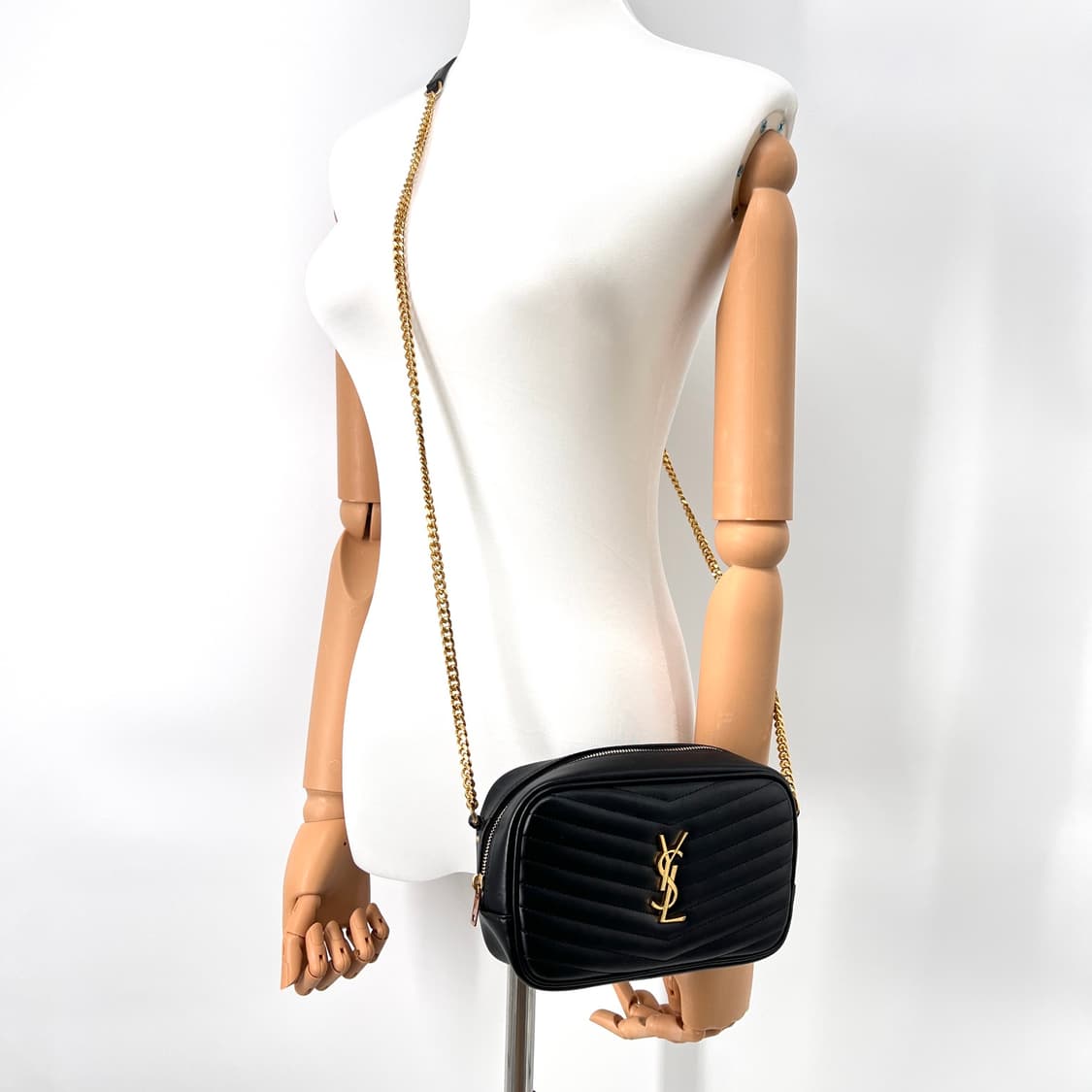 [감정완료] 생로랑 마틀라세 체인 크로스백 블랙 (748849) 상품이미지2