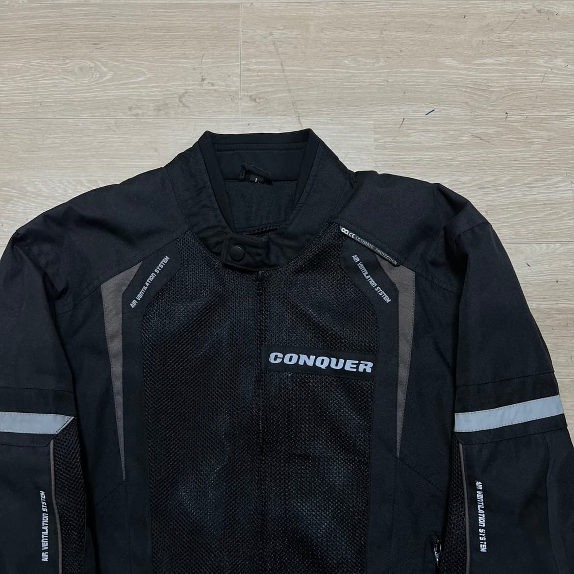 컨쿼 코듀라 메쉬 라이딩 바이커 자켓 [블랙] L/100 상품이미지2