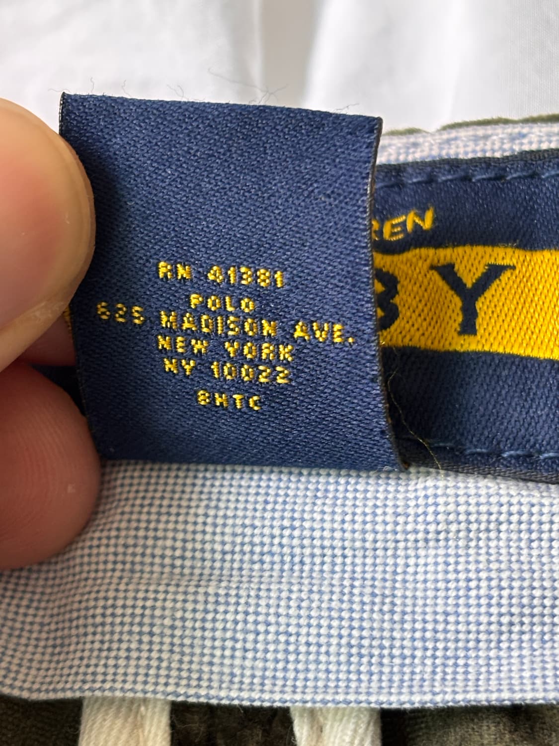 요즘 코듀로이랑은 격이 다른, 빈티지 폴로 럭비라인 올리브 팬츠 34 상품이미지5