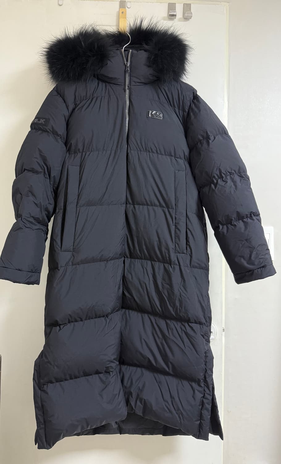 K2 구스 롱패딩 블랙 L(100) 상품이미지1