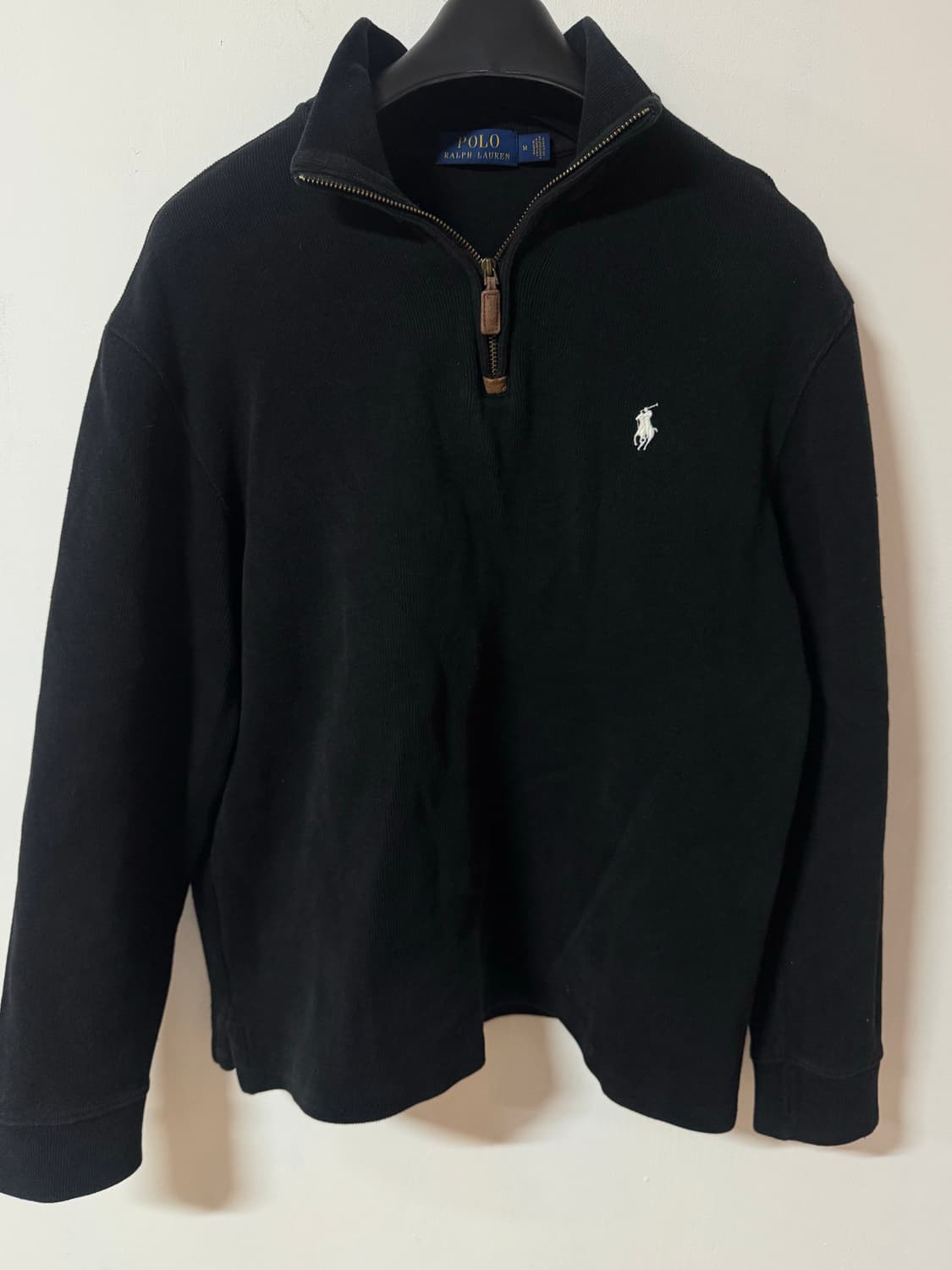 폴로 랄프로렌 반집업 니트 M 상품이미지3