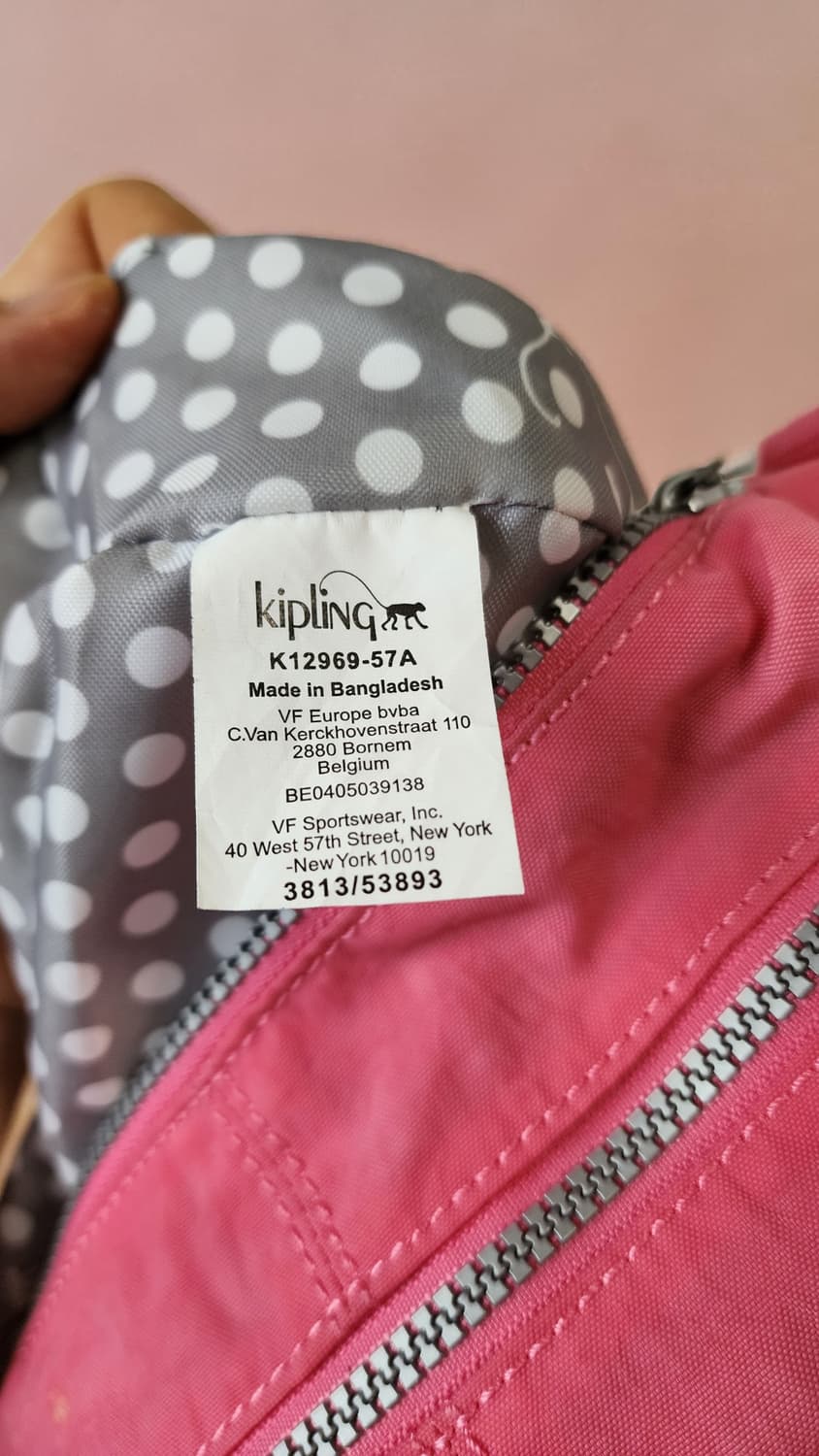 키플링 핑크색 크로스백 + 키링 상품이미지6