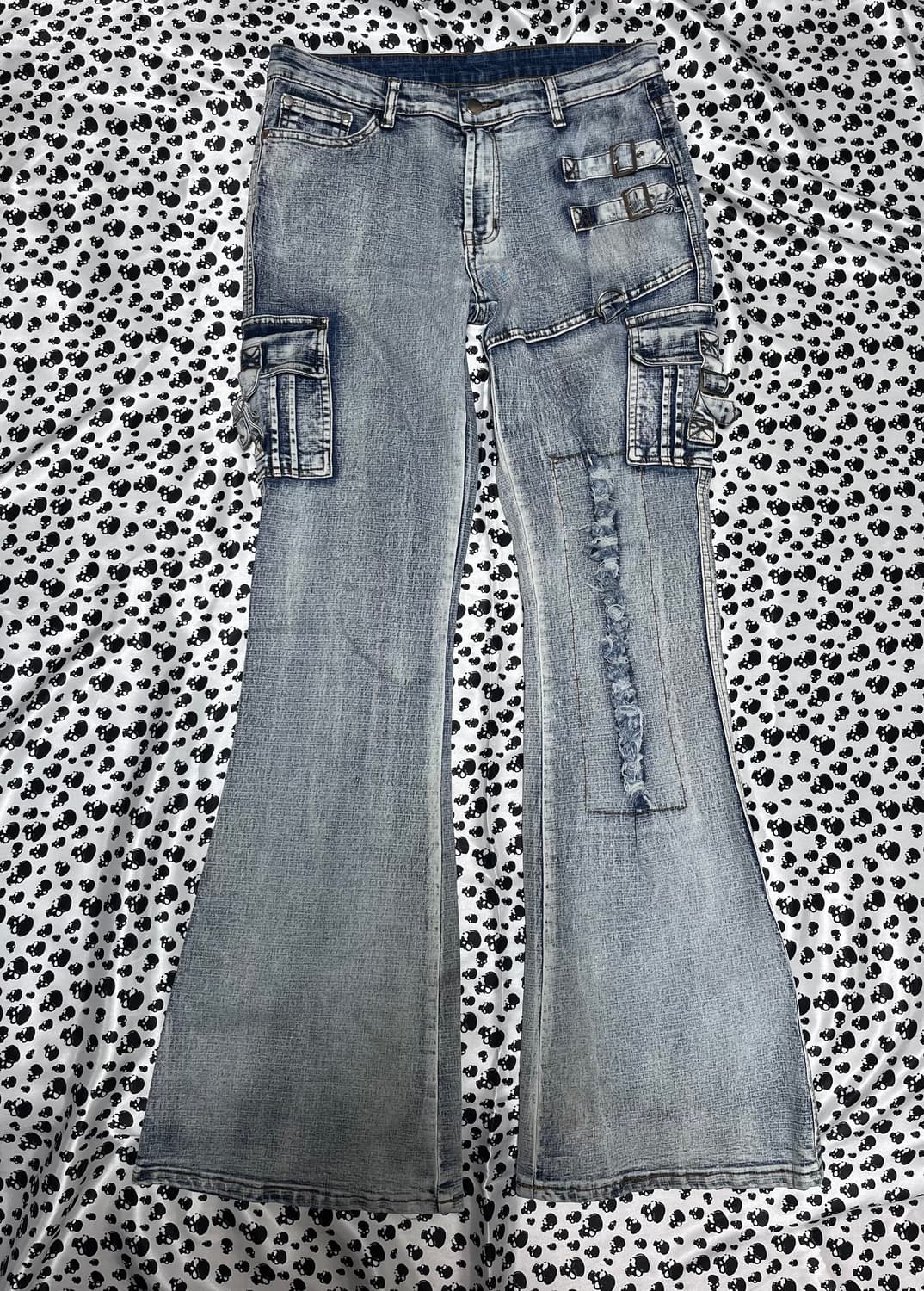 큐빈티지 카고부츠컷데님 상품이미지1