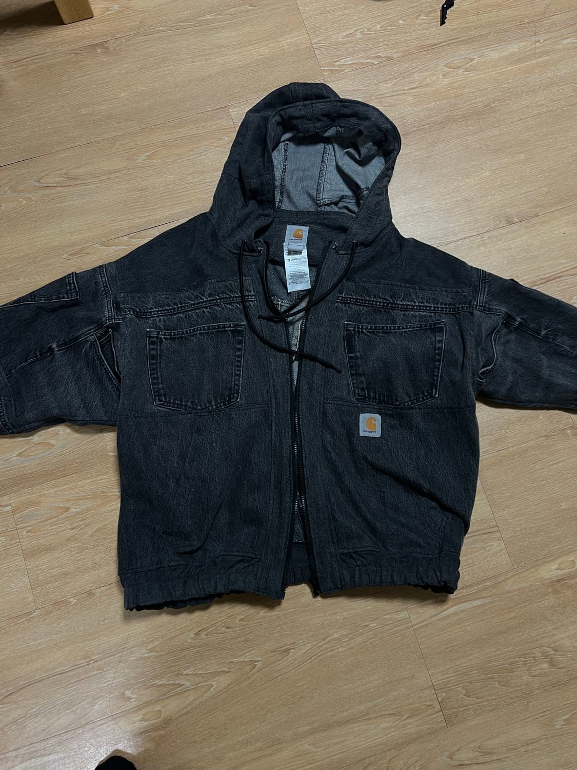 칼하트 데님 후드 상품이미지1