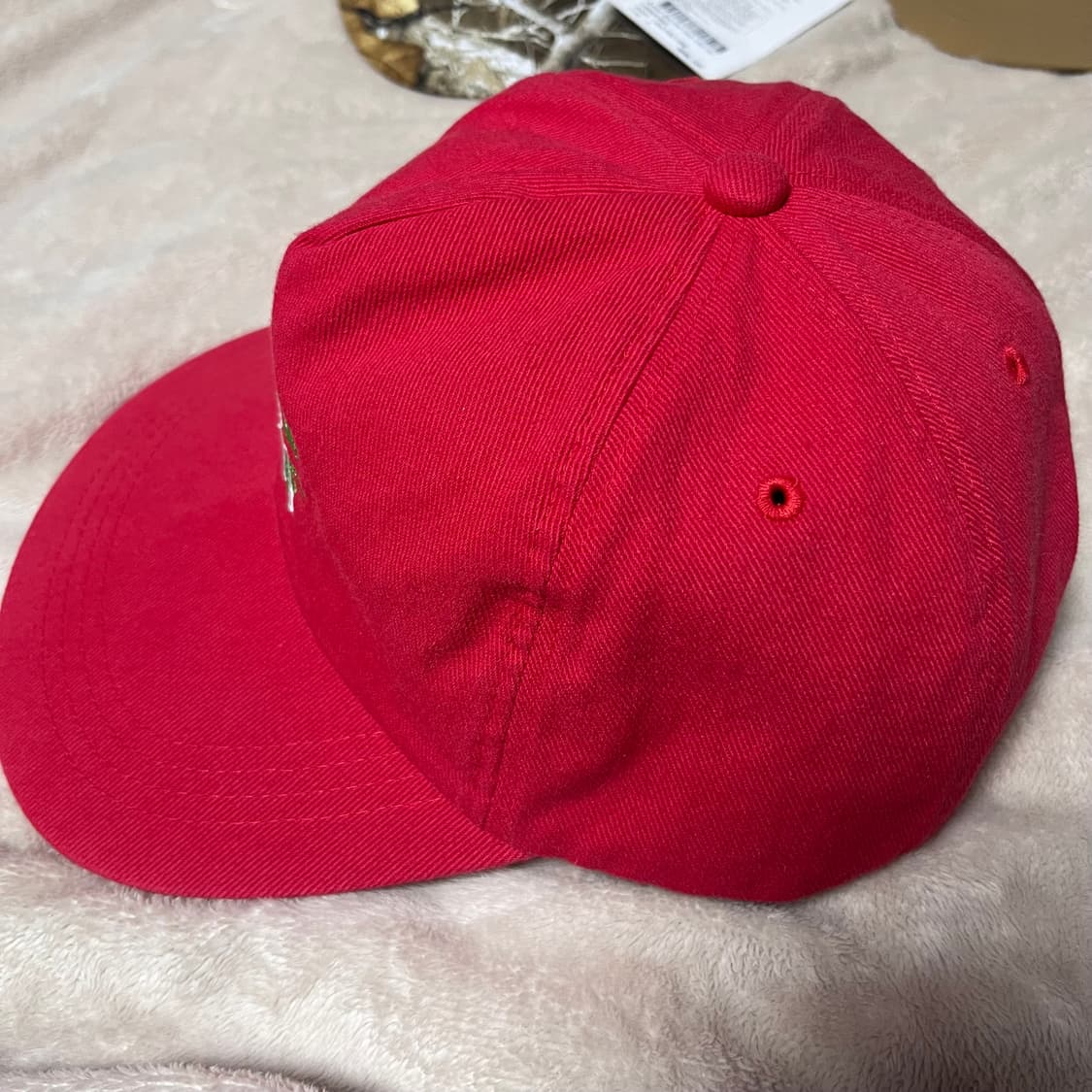 fetch 선플라워 5패널 캡 레드 상품이미지2