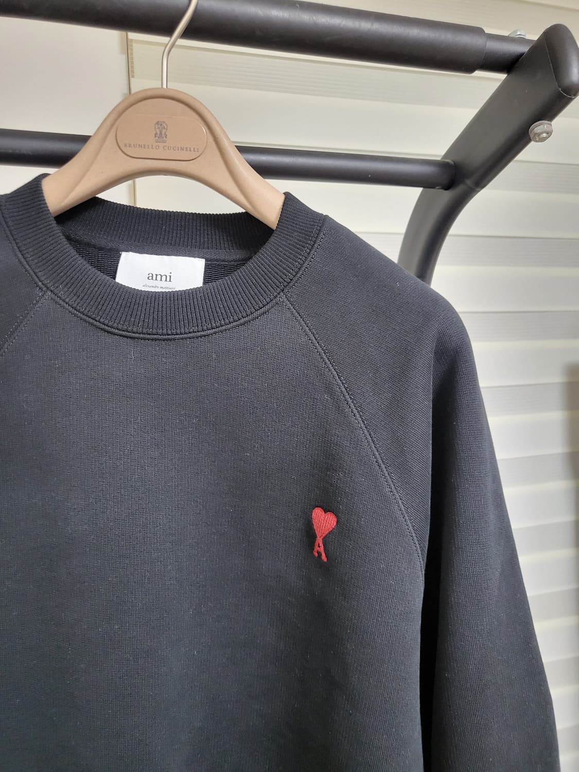 25SS 아미 스몰 하트 로고 맨투맨 L 상품이미지3
