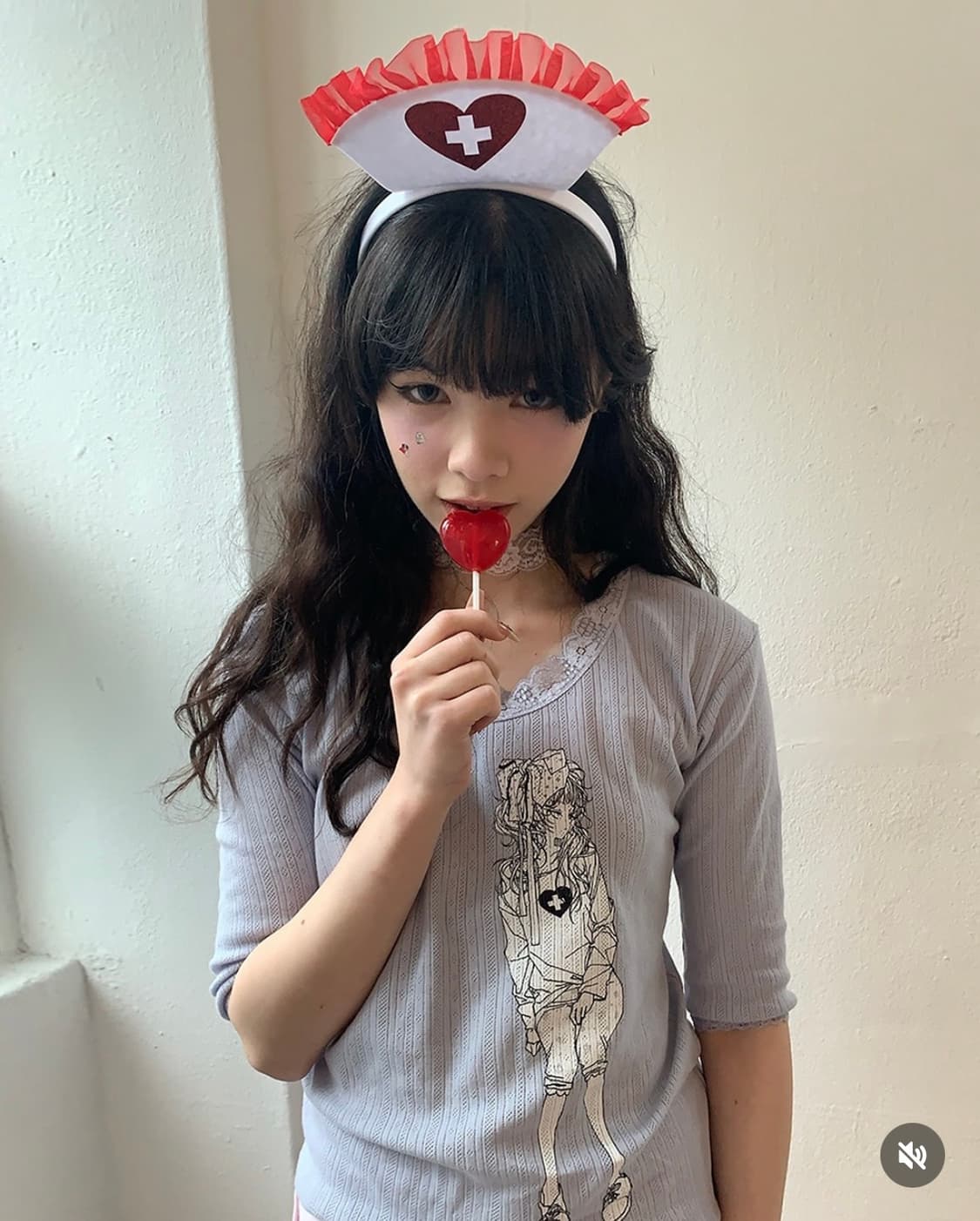 샵페어리 드리미걸 콜라보 레이스탑 라벤더 상품이미지1