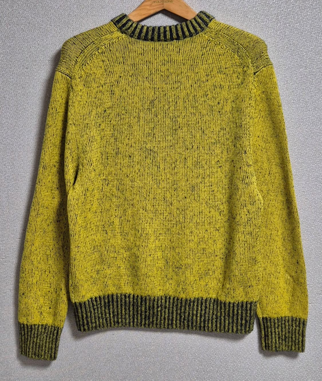 M ) COS 코스 라임/네이비 울혼방+모헤어 니트 상품이미지2