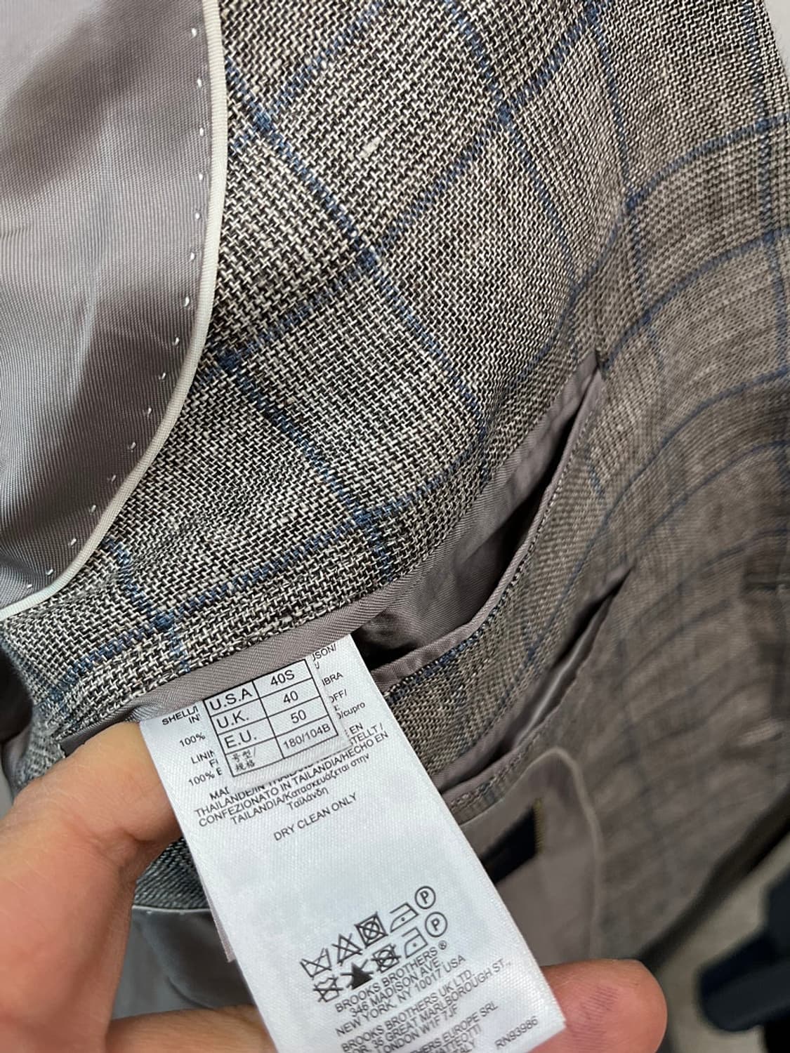 100) 브룩스브라더스 린넨자켓  상품이미지8