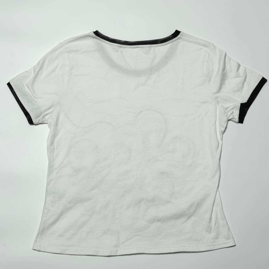 [JPN]Floral Appliqué Mesh Trim Tee 상품이미지5