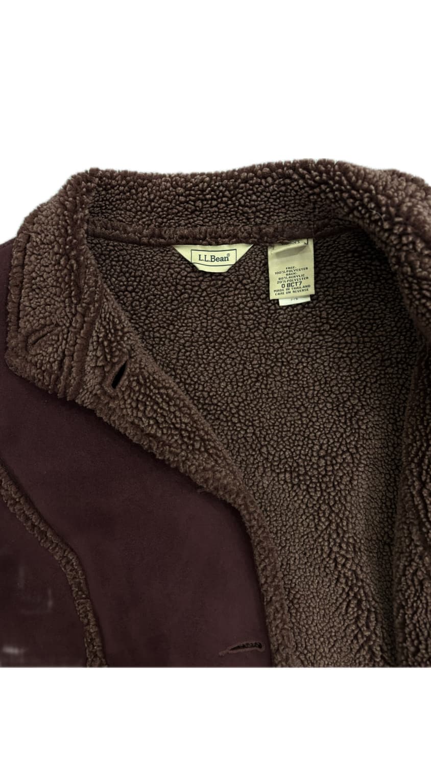 L L Bean heavy fleece  jacket  상품이미지2