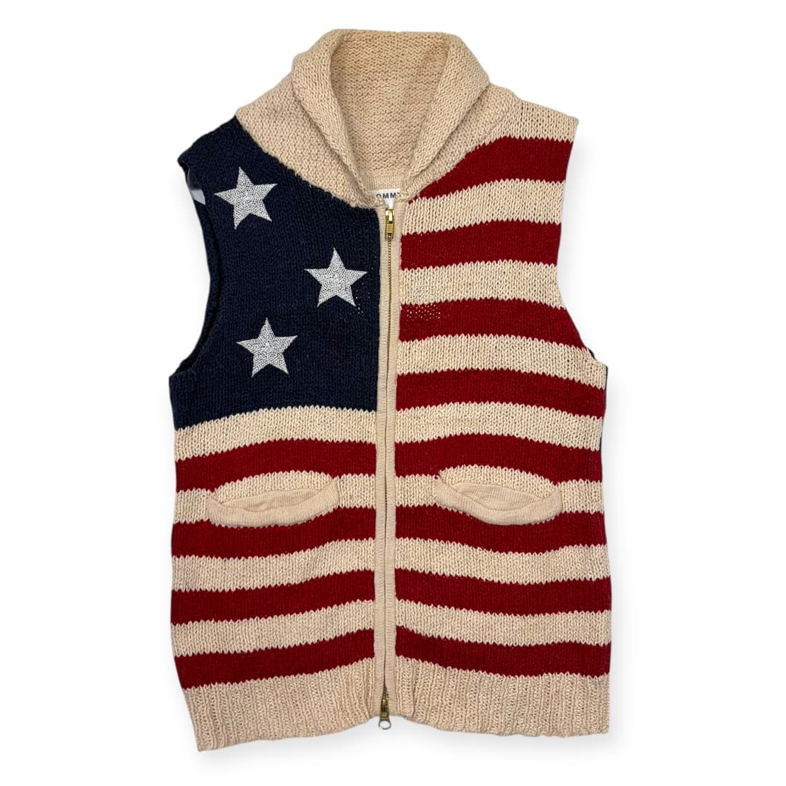타미힐피거 성조기 니트 베스트 조끼 상품이미지1