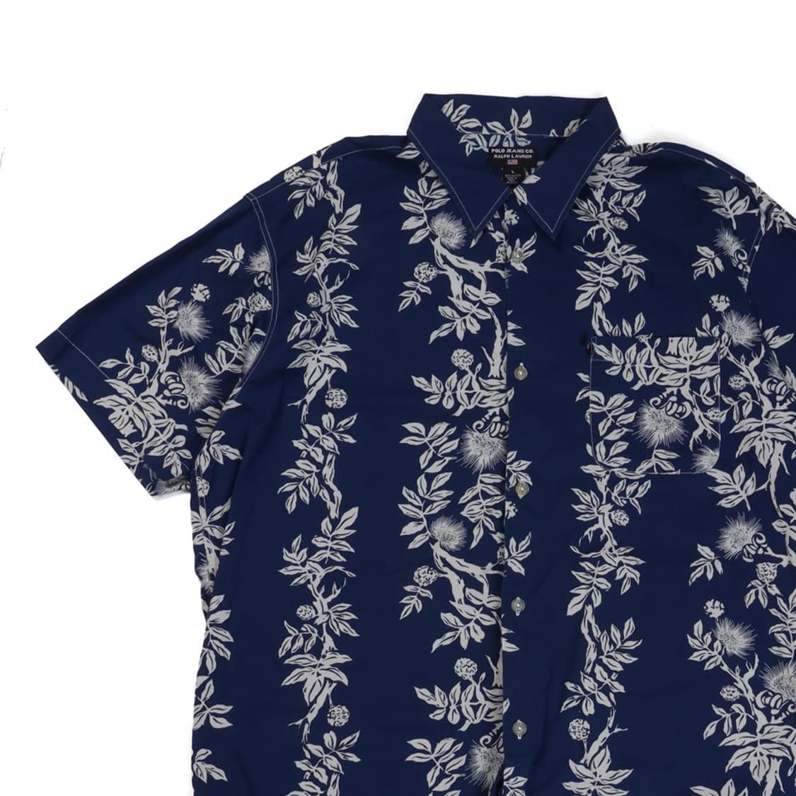 90’s USA Polo Jeans Hawaiian Shirt 상품이미지2