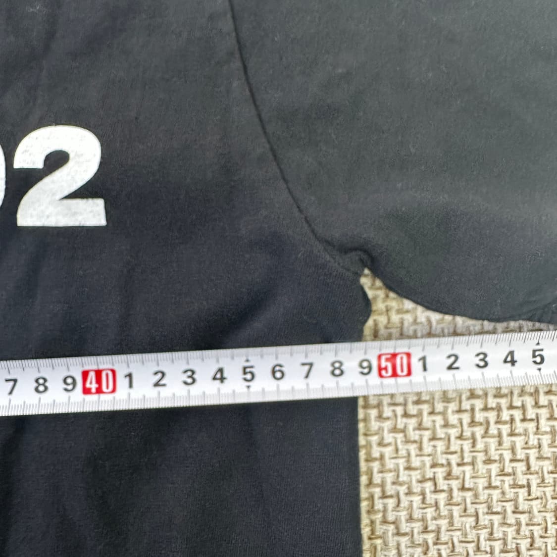 L 디스퀘어드2 블랙 로고 프린팅 반팔 0407D 상품이미지5