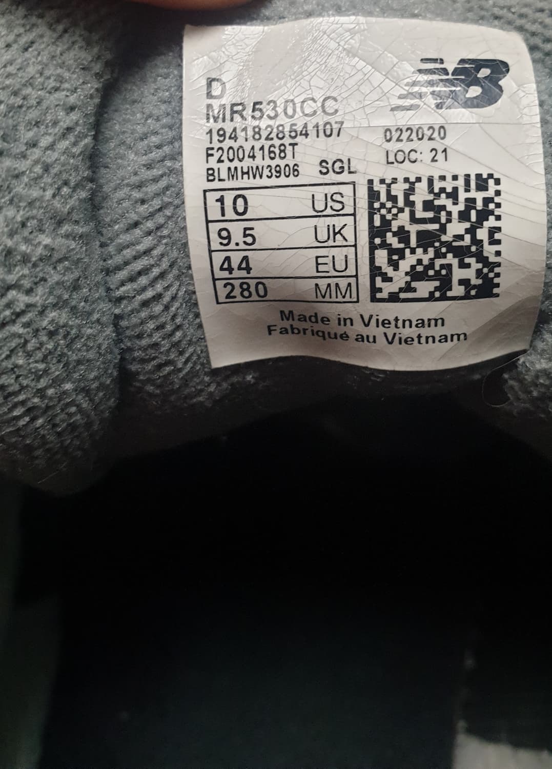 뉴발란스 530CC 클래식 블랙 런닝화  (280) 상품이미지6