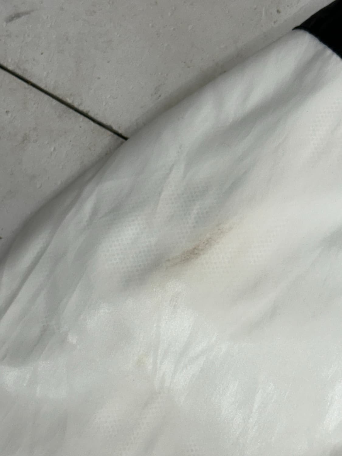 컨버스 화이트 블랙 크롭 후드 바람막이 트랙 자켓 105 상품이미지8