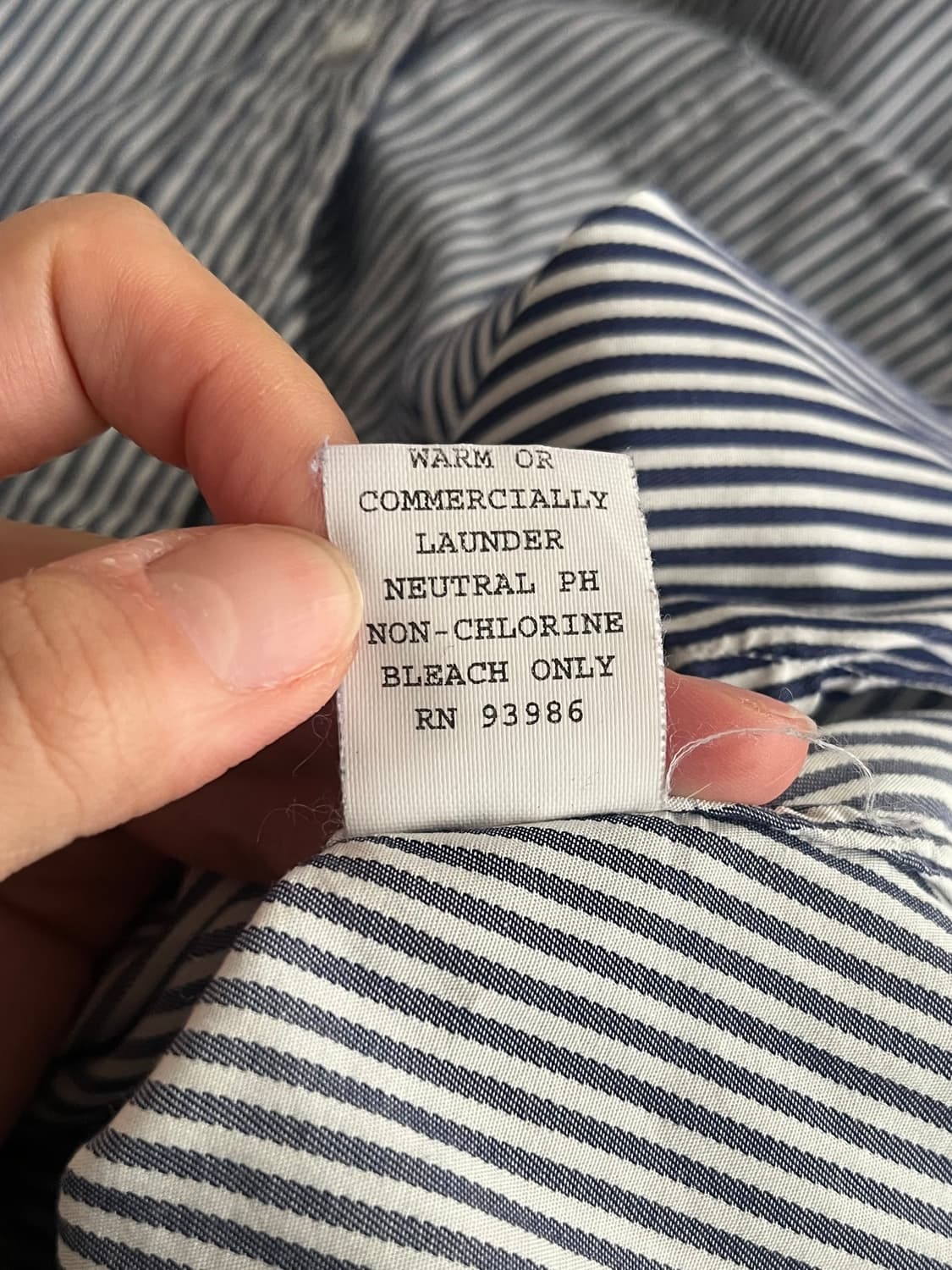 3) 브룩스 브라더스 여성 스트라이프 셔츠 블루 상품이미지6