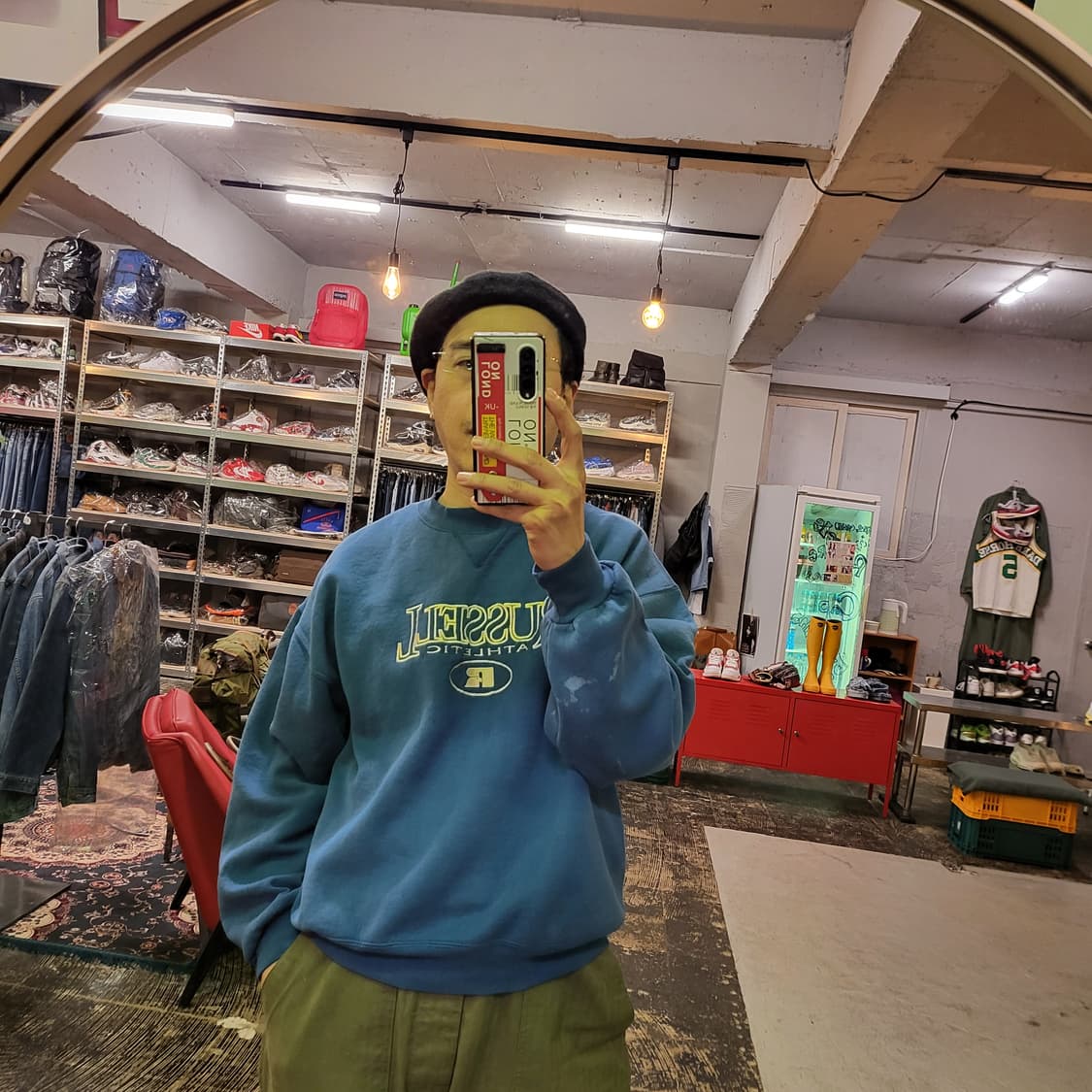 90s 러셀 애슬레틱(Russell Athletic) 스웻셔츠 (L) 상품이미지2