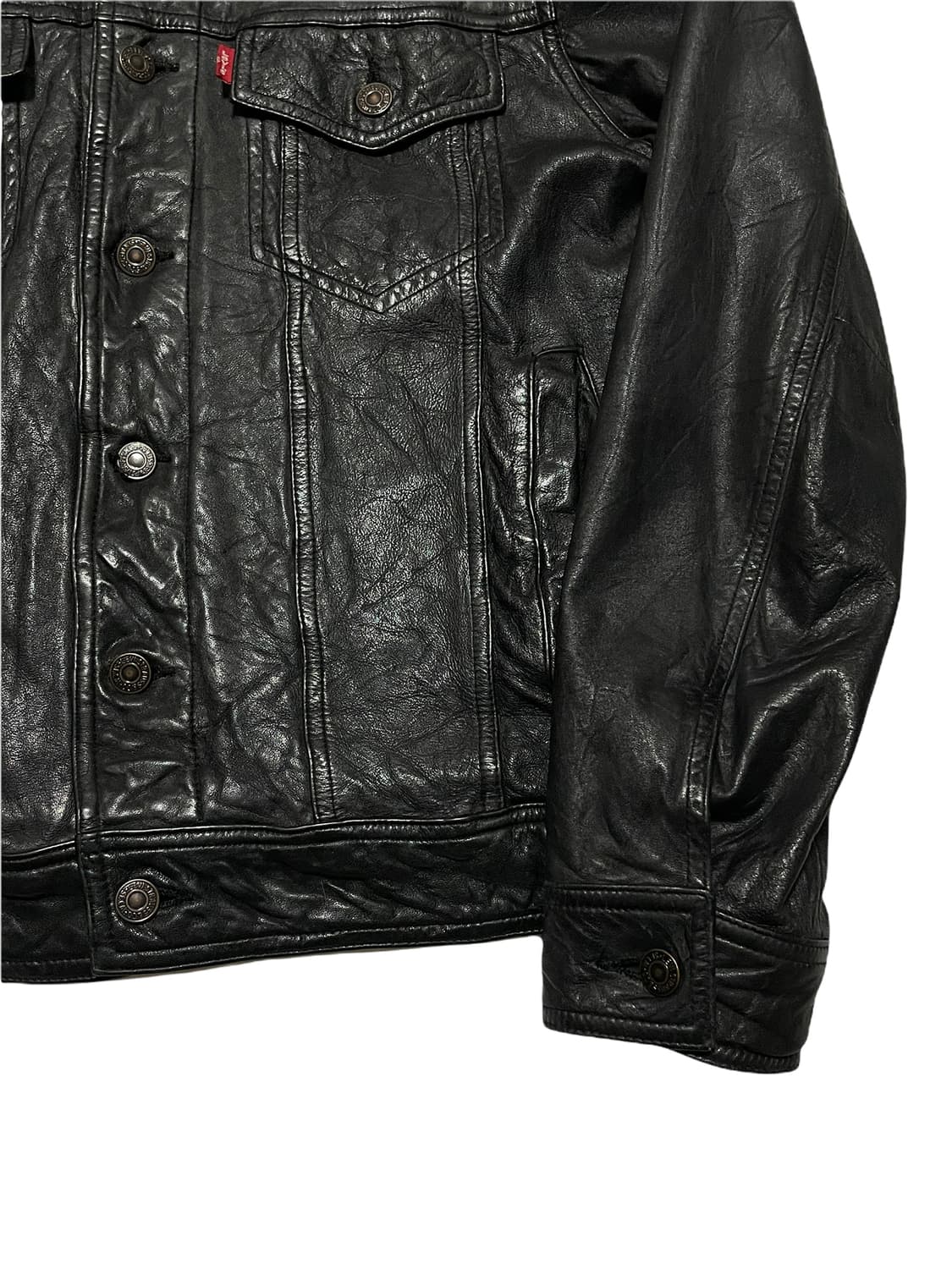 Levis lamb skin trucker 상품이미지4