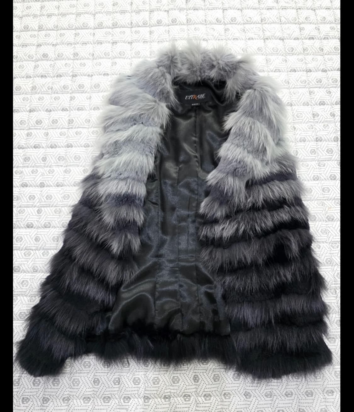 모피 ETTRABE 그라데이션 폭스 퍼 베스트 55 상품이미지2