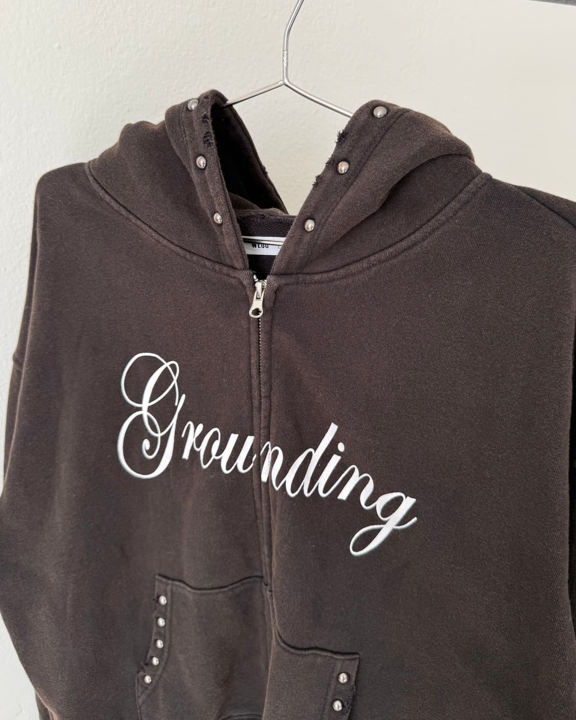 Wego 더티워싱 후드집업 상품이미지4