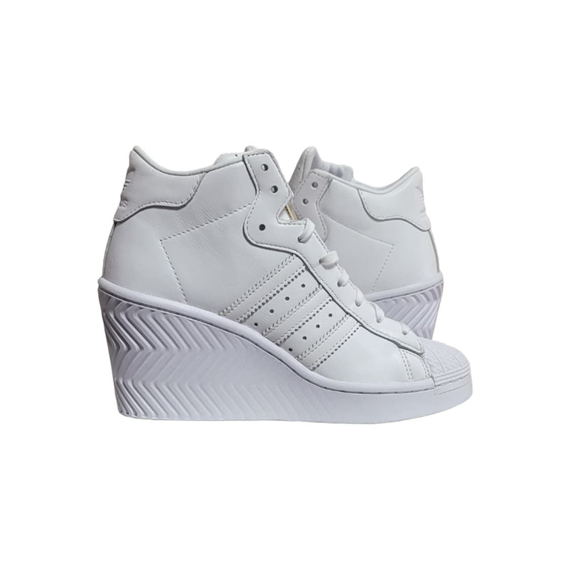 아디다스 슈퍼스타 웨지힐 화이트 235 상품이미지7