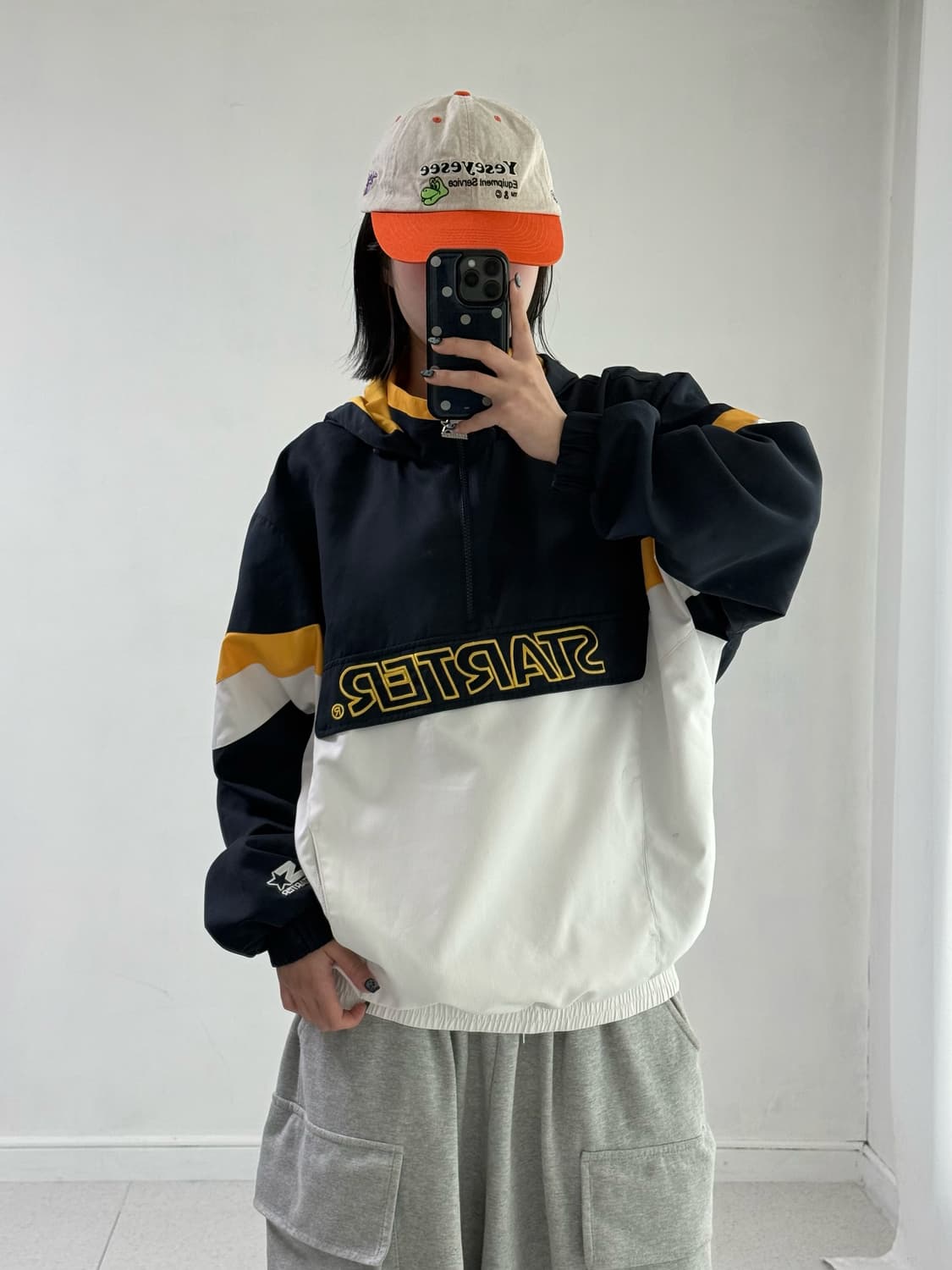 스타터 후드 아노락 집업 상품이미지3