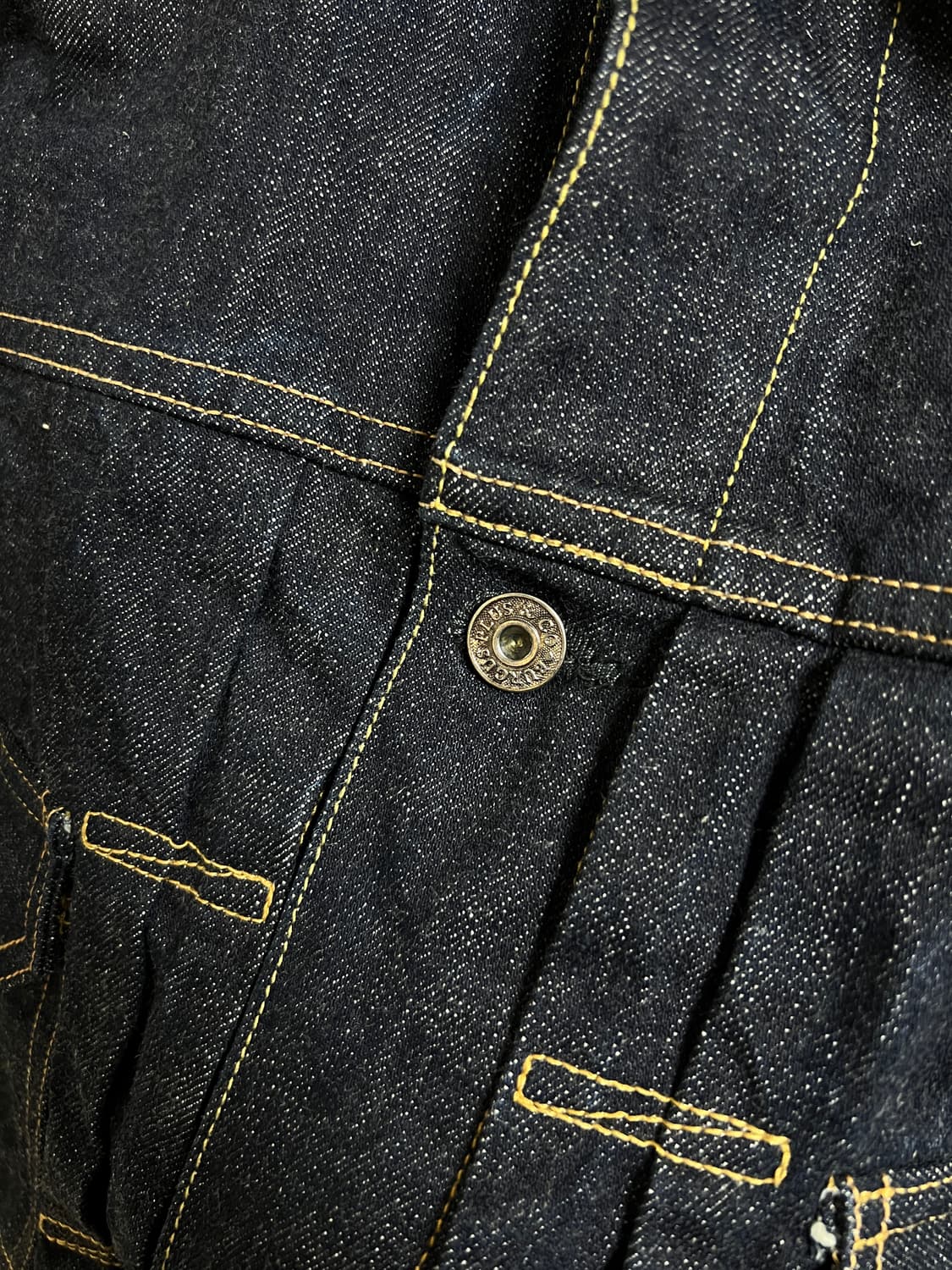 택포25) 버거스플러스 71949 2세대 셀비지 데님자켓 40사이즈 상품이미지3