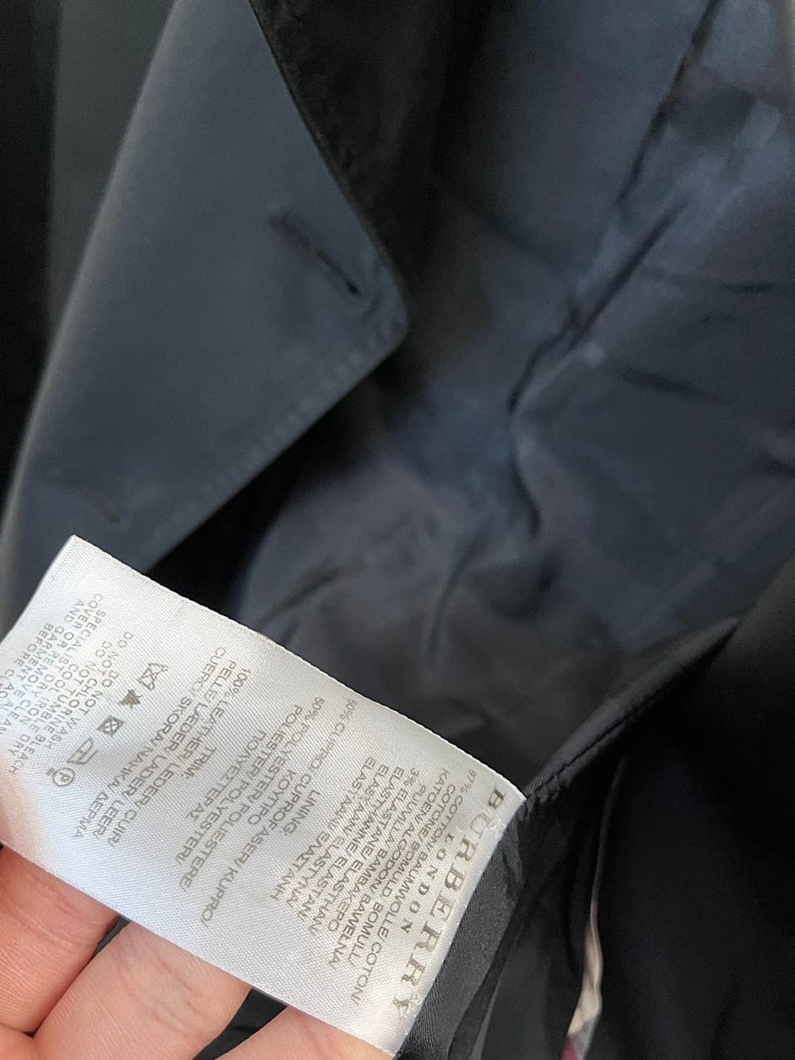 여) 버버리 런던 블랙 트렌치코트  상품이미지10