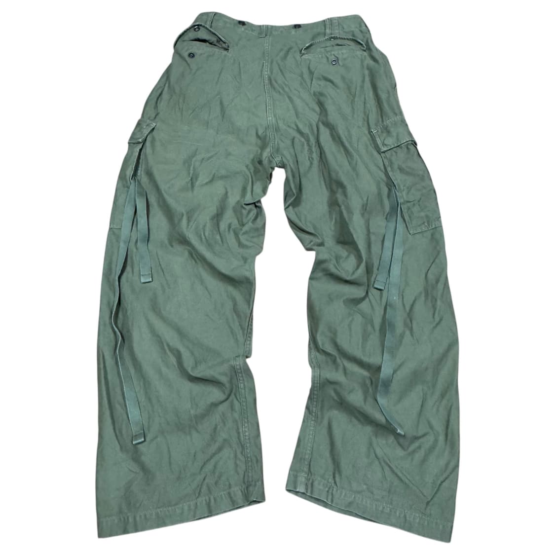 바배) 카키색 카고 와이드 팬츠 상품이미지2