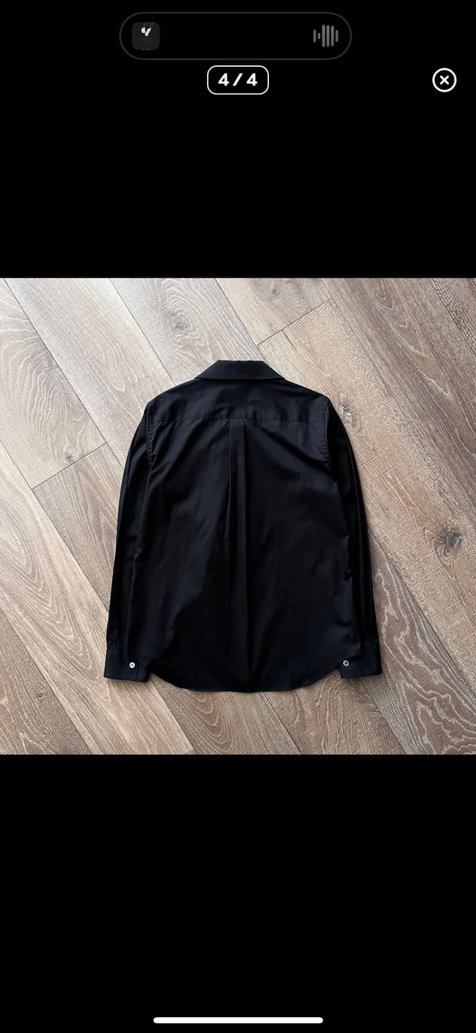 꼼데가르송 셔츠 wavy ruffle docking blouse  상품이미지2