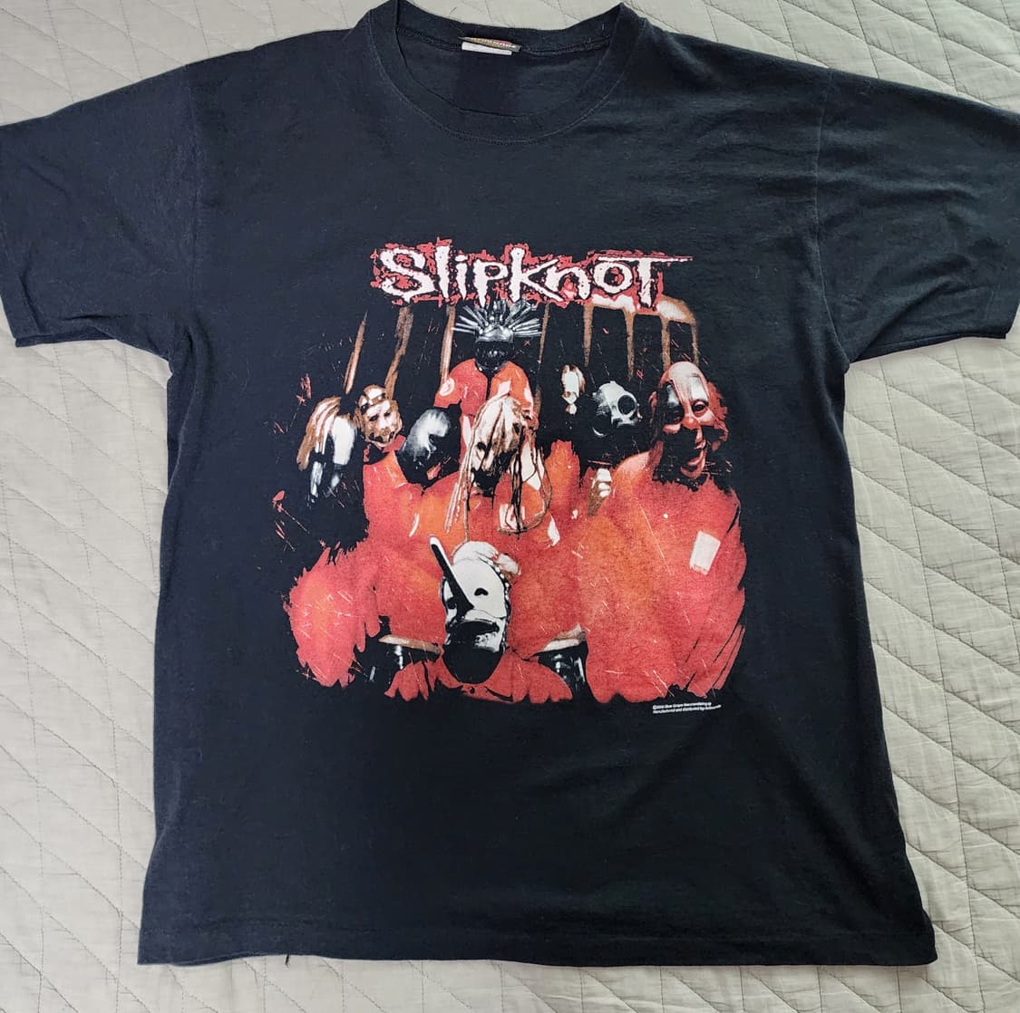 [L] 00s 슬립낫 slipknot 빈티지 밴드티 상품이미지1