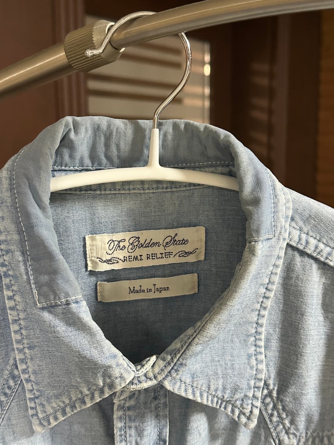 Remi Relief 리페어 데님 웨스턴 셔츠 상품이미지3