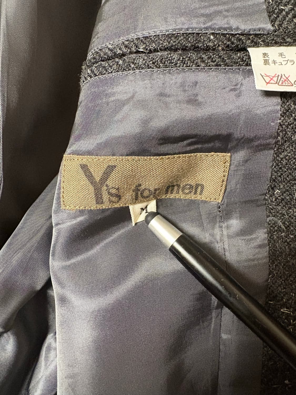 90s Y‘s for men wool jaket 상품이미지2