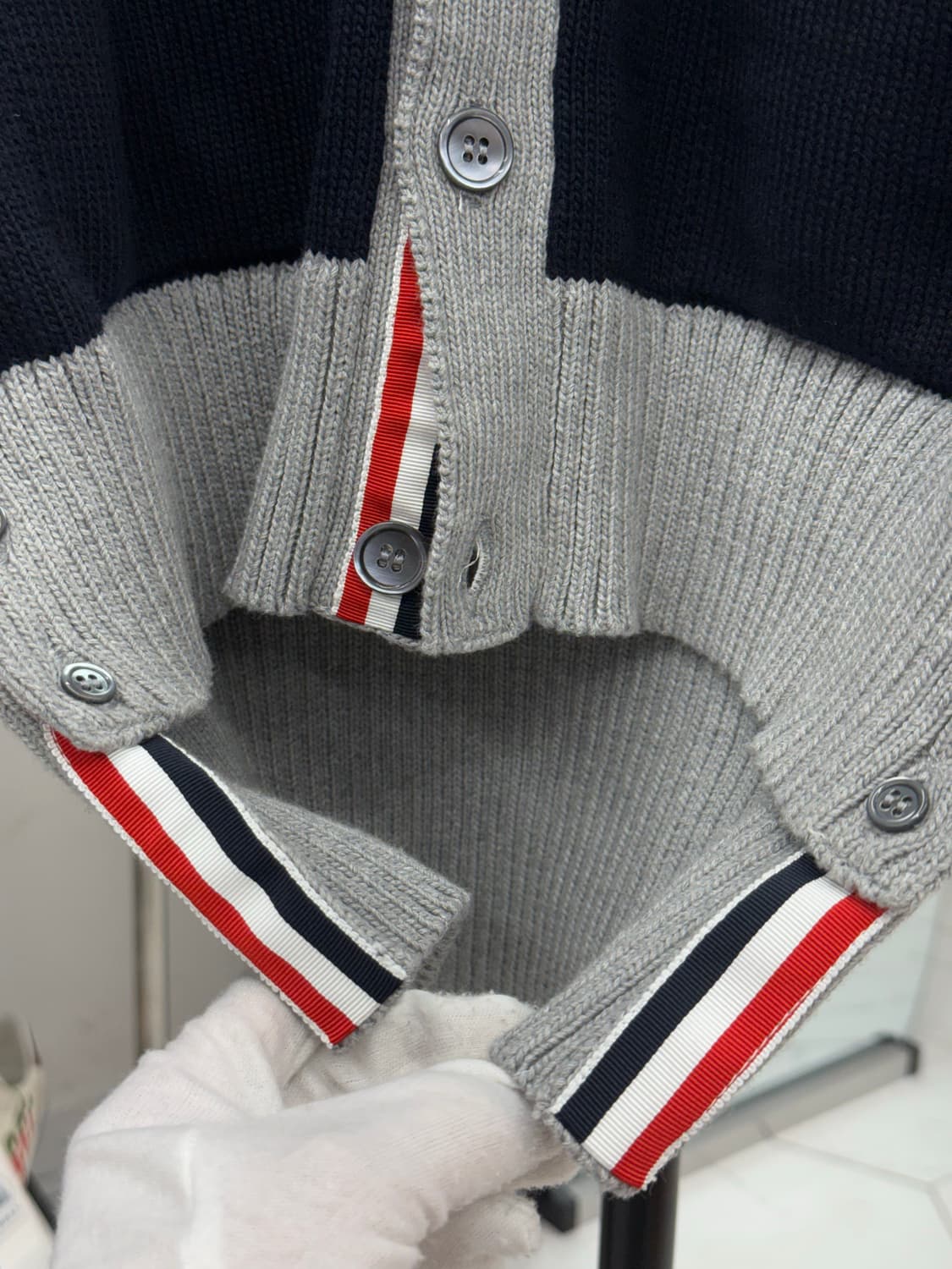 [2] 톰브라운 스트라이프 코튼 가디건 상품이미지3