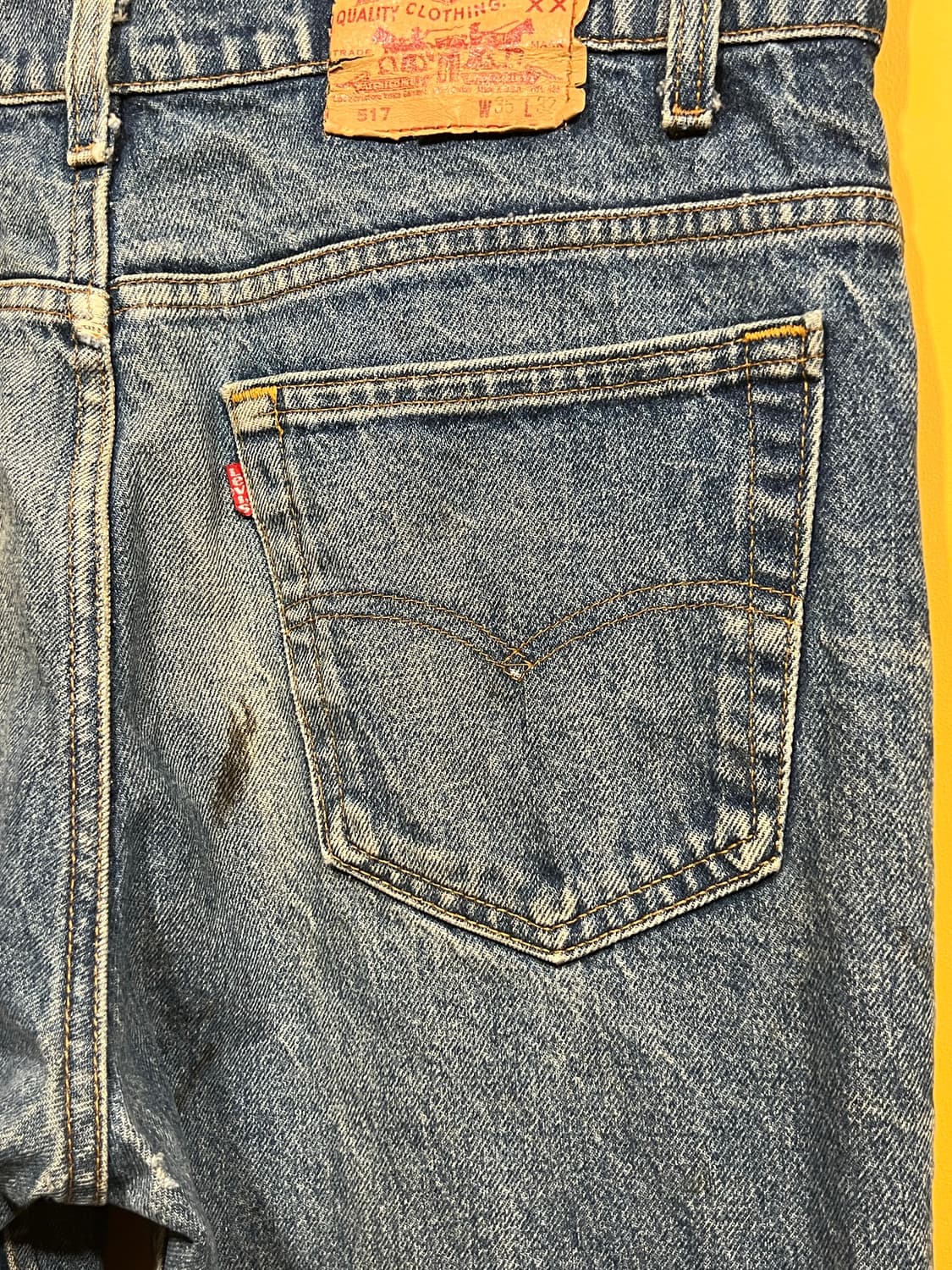 리바이스 517 USA 빈티지 부츠컷 데님 W36 L32 상품이미지7