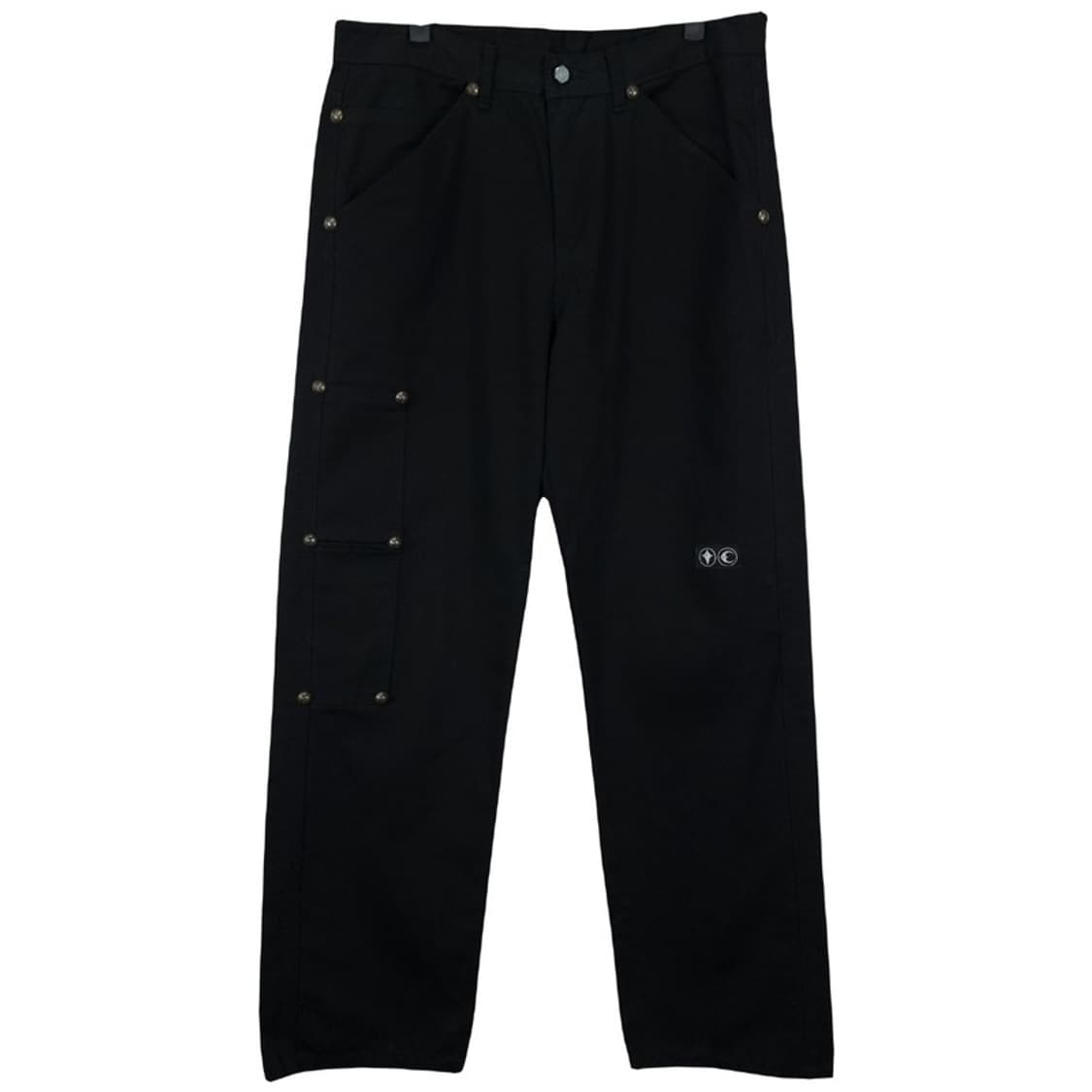 [떠그클럽] 초판 더블니 워크 팬츠 블랙 P01552 상품이미지2