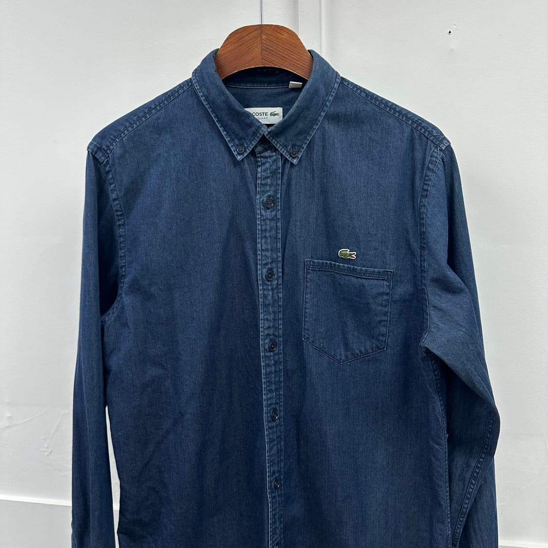 LACOSTE 라코스테 데님 슬림핏 셔츠 남방 L사이즈 상품이미지2