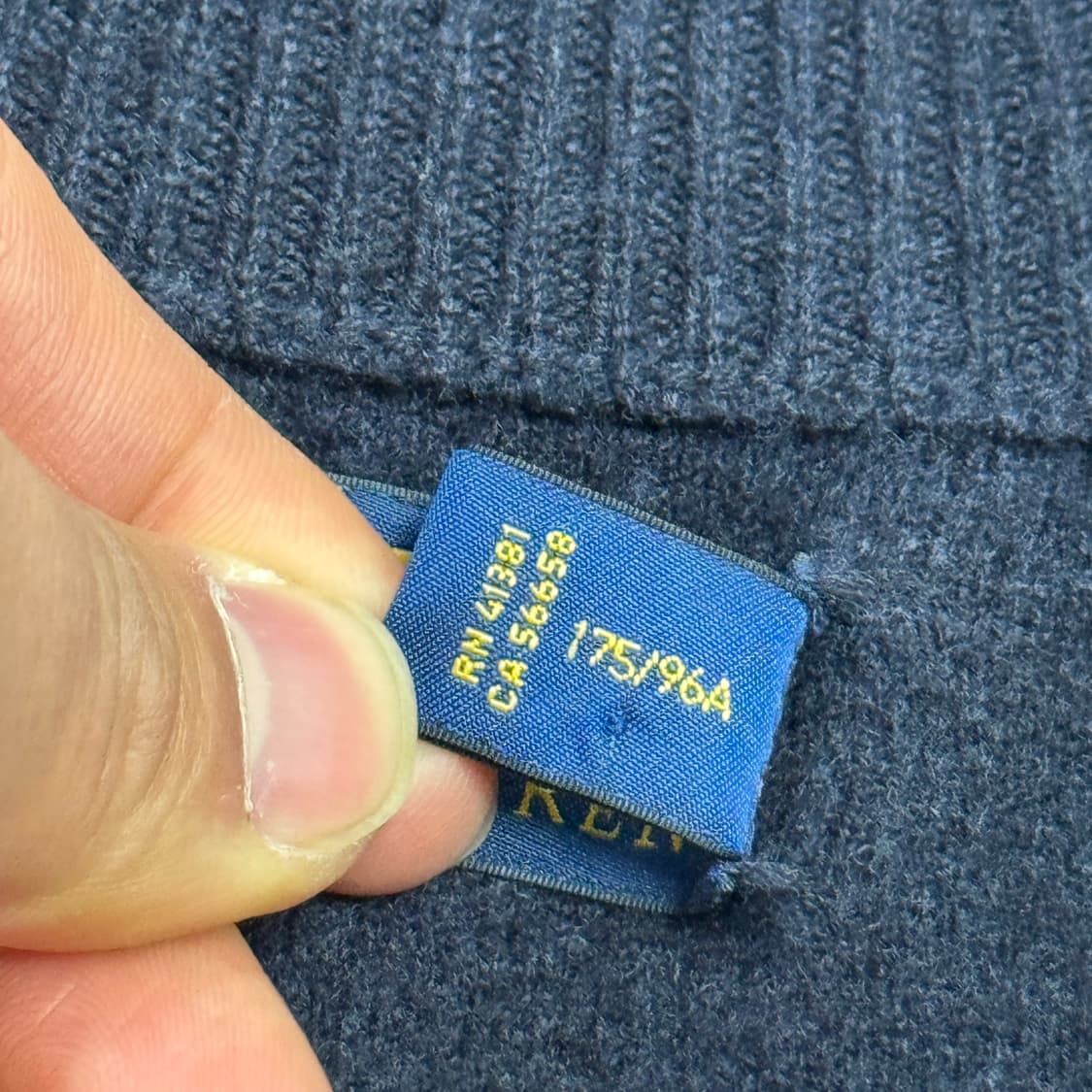 폴로랄프로렌 캐시미어 암패치 니트 가디건 M 상품이미지8