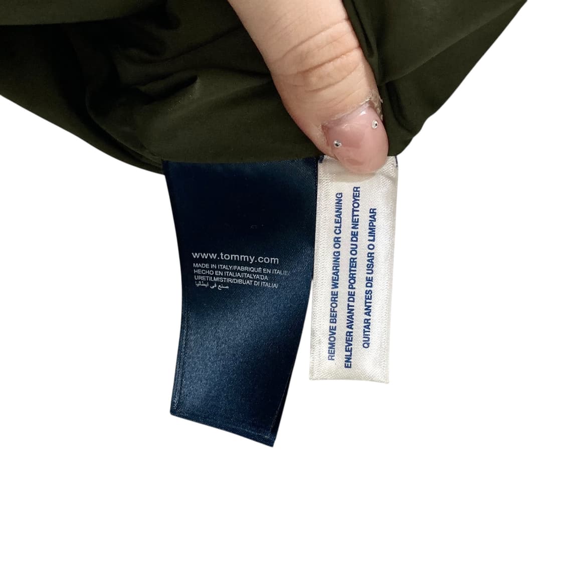 타미힐피거 카키 자켓 상품이미지4