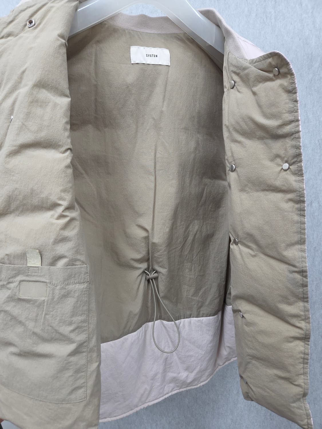 여성 55size 시스템 거위털 조끼 베스트 상품이미지4